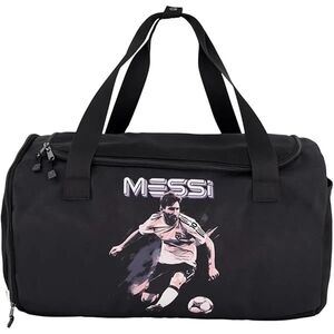 Messi Kids Black Sports Duffel Bag